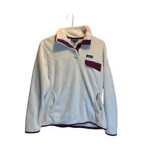 White & Plum Patagonia Pullover